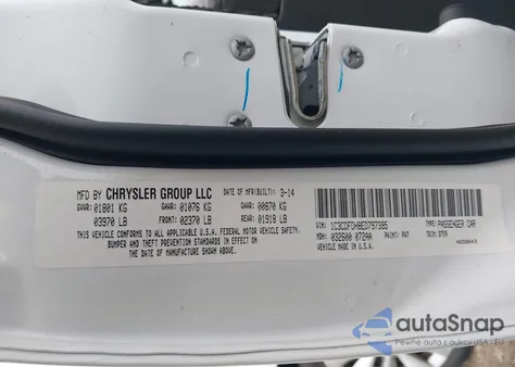 2014 Dodge Dart Aero z USA, uszkodzony, nr VIN 1C3CDFDH8ED797395